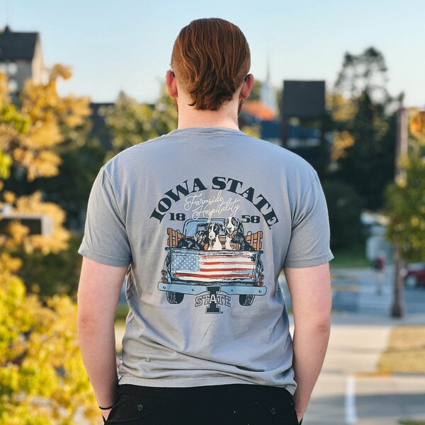 Image One Iowa State Farmside Hospitality Granite Short Sleeve T-shirt